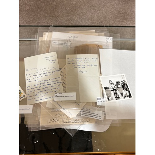 16 - JIMI HENDRIX EXPERIENCE INTEREST. A large quantity of original FAN MAIL letters addressed to MITCH M... 