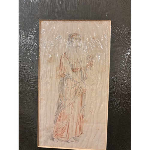 634 - Folder of 18th and 19th century watercolours and drawings