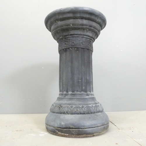 137 - A stone Doric column. 28x48cm.