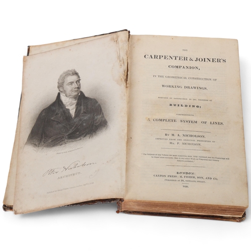 277 - Hardbound edition Carpenter's and Joiner's Companion, by A Nicholson, 1826 Caxton Press