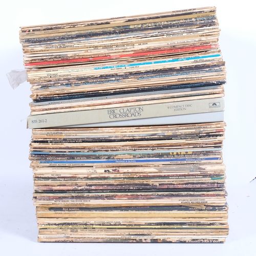 308 - A quantity of vinyl LPs, '70s rock, including various artists such as Boz Scaggs, Ry Cooder, Billy S... 