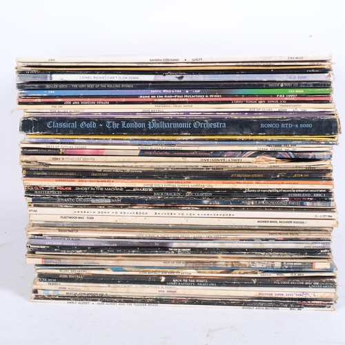 321 - A quantity of vinyl LPs and 7