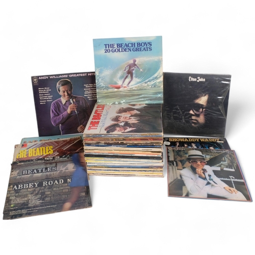 326 - A quantity of vinyl LPs, various genres and artists, including Shakin' Stevens, Cliff Richard, Don M... 