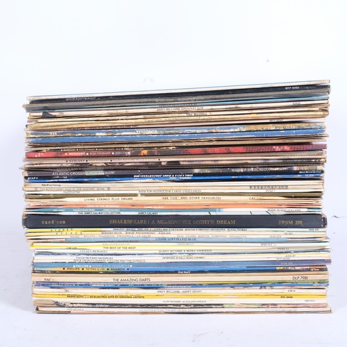 326 - A quantity of vinyl LPs, various genres and artists, including Shakin' Stevens, Cliff Richard, Don M... 