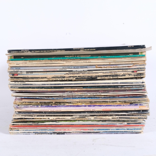 328 - A quantity of vinyl LPs and 12