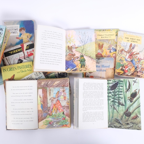 109 - A quantity of Vintage Ladybird books, including With Uncle Mac, and The Adventures of Wonk