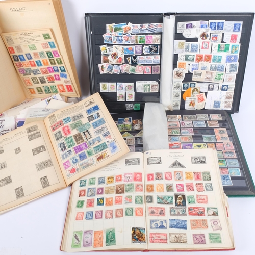 114 - A large quantity of various stamp albums, stock books, etc (boxful)