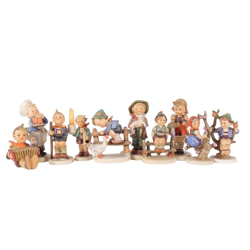 934 - A group of Goebels Hummel figures, including boy chef, 11.5cm