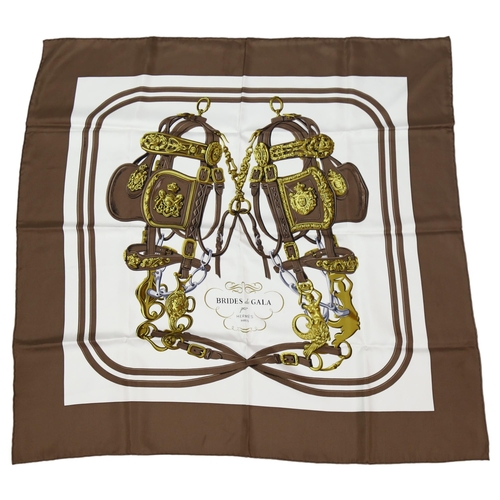 68 - HERMES - Brides de Gala silk scarf, boxed