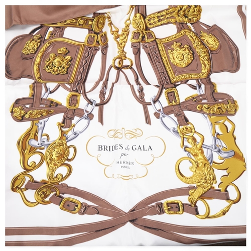 68 - HERMES - Brides de Gala silk scarf, boxed