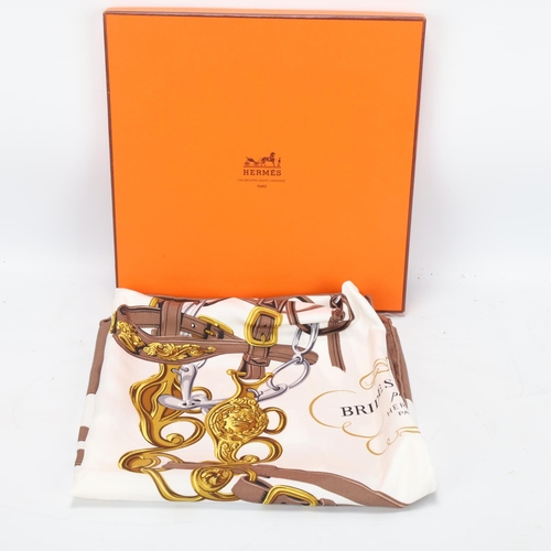 68 - HERMES - Brides de Gala silk scarf, boxed