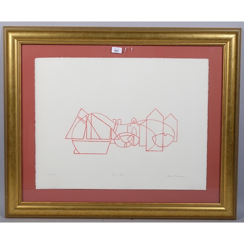 603 - Stan Rosenthal (1933 - 2012), Rock-a-Nore, screenprint, artist's proof, signed in pencil, no. 14/25,... 