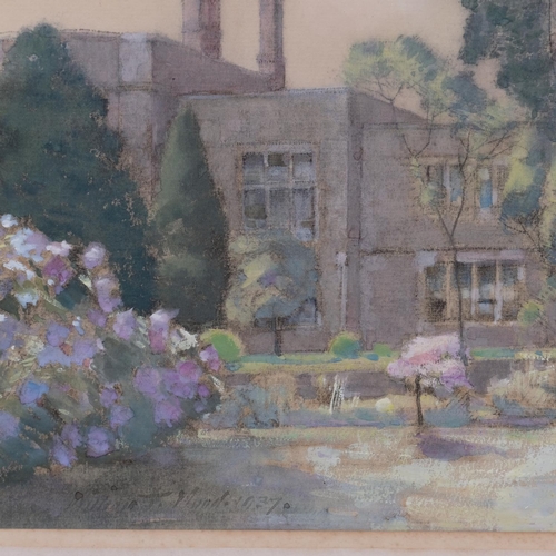 608 - William Thomas Wood (1877 - 1958), abbey ruins, watercolour, signed and dated 1937, 46cm x 48cm, fra... 