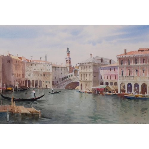 648 - John Barrie Haste (1931 - 2011), Venice, watercolour, signed, 34cm x 51cm, framed