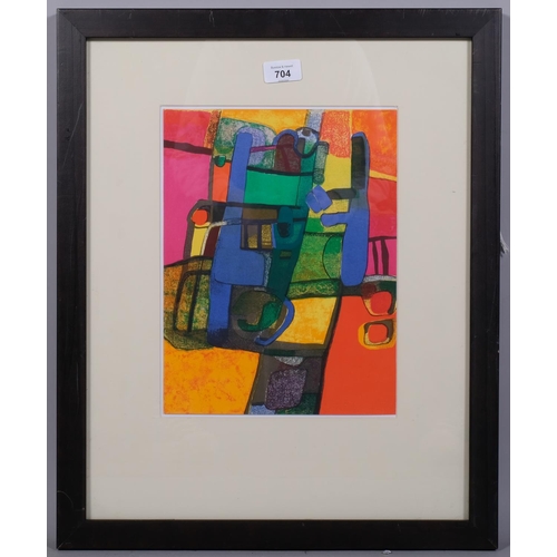 704 - Maurice Esteve (1904 - 2001), abstract composition, original lithograph issued XX Siecle 1968, no. 3... 