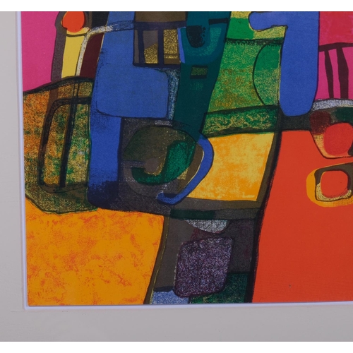 704 - Maurice Esteve (1904 - 2001), abstract composition, original lithograph issued XX Siecle 1968, no. 3... 