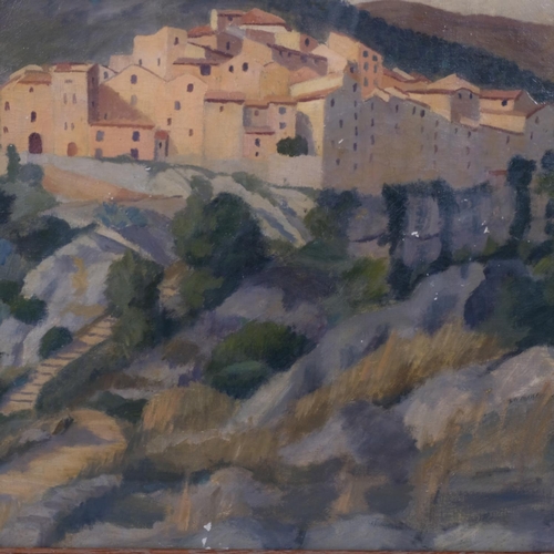 773 - Mary O'Neill, Tourettes Sur Loup, Alpes Maritimes, oil on canvas, signed and dated 1938, 51cm x 61cm... 