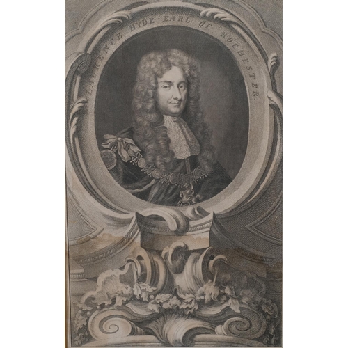 813 - A group of 18th century historical portrait engravings (10)