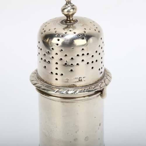 A George V Silver Lighthouse Sugar Caster, Garrard & Co Ltd, London 