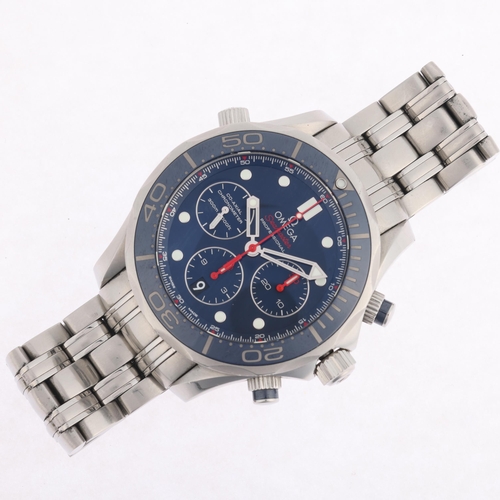 1001 - OMEGA - a stainless steel Seamaster Professional Co-Axial Chronometer automatic chronograph bracelet... 