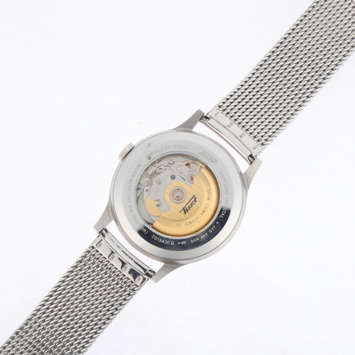 1003 - TISSOT - a stainless steel Heritage Visodate automatic day/date bracelet watch, ref. T019.430, circa... 