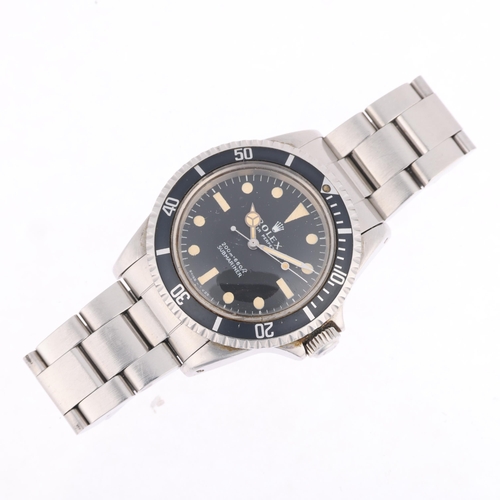 1011 - ROLEX - a stainless steel Submariner Oyster Perpetual 'Metres First' automatic bracelet watch, ref. ... 