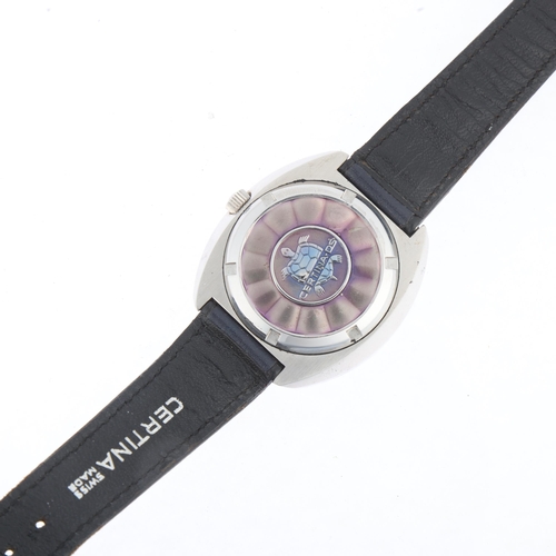 1027 - CERTINA - a Vintage stainless steel DS 288 automatic calendar wristwatch, circa 1970s, ombre blue di... 