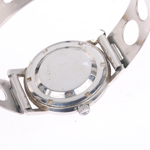 1043 - HAMILTON - a Vintage stainless steel automatic calendar wristwatch, ref. 4027-3, circa 1970s, silver... 