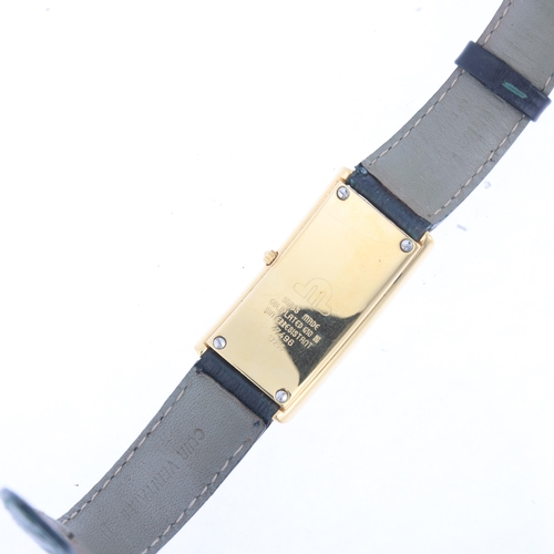 1060 - MAURICE LACROIX - a gold plated Fiaba quartz wristwatch, ref. 47496, circa 2002, pearlescent white d... 