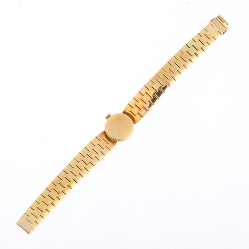 1066 - BUECHE GIROD - a lady's Vintage 18ct three-colour gold mechanical cocktail wristwatch, circa 1960s, ... 