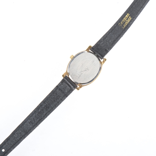 1074 - TUDOR - a lady's gold plated stainless steel Le Royer quartz wristwatch, ref. 15500, champagne dial ... 