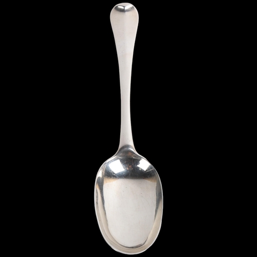 1920 - A George I silver Rattail pattern tablespoon, London 1716, 20cm