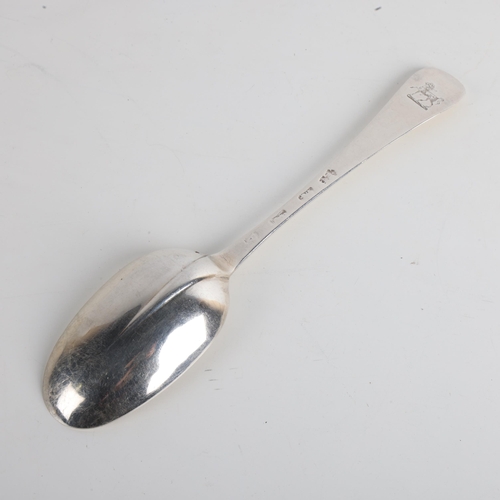 1920 - A George I silver Rattail pattern tablespoon, London 1716, 20cm