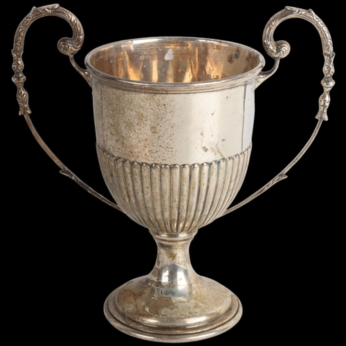 1959 - A George VI silver 2-handled trophy cup, Birmingham 1938, 14cm, 7.5oz