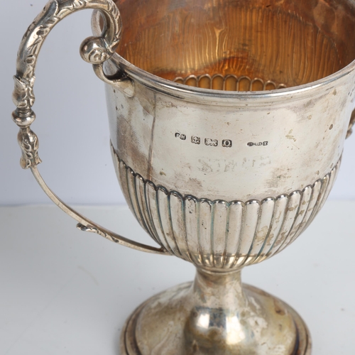 1959 - A George VI silver 2-handled trophy cup, Birmingham 1938, 14cm, 7.5oz