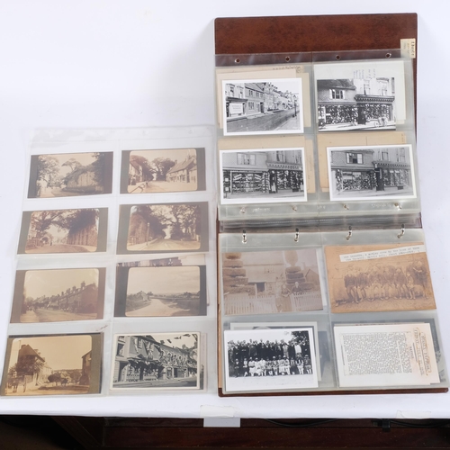 100 - Approx 260 interesting postcards, photographs and copies, all relating to Battle, subjects including... 