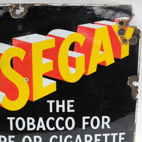 62 - A Vintage enamel sign 