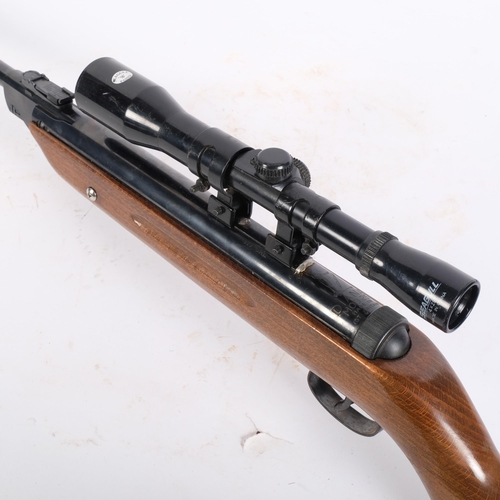 71 - A Diana model 25 1.77 cal air rifle, with a Seagull 4x28 scope, 97cm