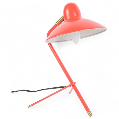 79 - Di Classe, an Arles mid-century style desk lamp, by Domei Endo, with adjustable shade, H35cm