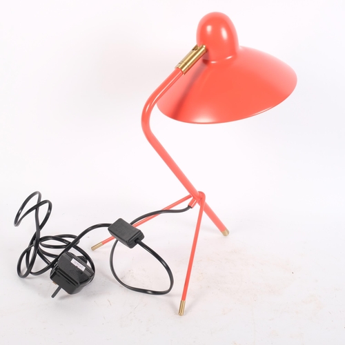 79 - Di Classe, an Arles mid-century style desk lamp, by Domei Endo, with adjustable shade, H35cm