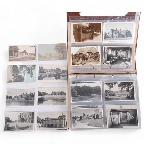 99 - An interesting album containing approx 190 postcards, later photographs all depicting scenes from Ba... 