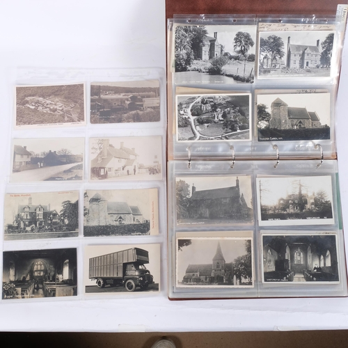 99 - An interesting album containing approx 190 postcards, later photographs all depicting scenes from Ba... 