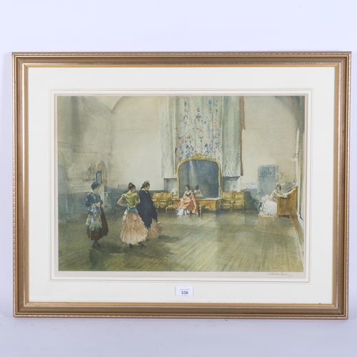 336 - William Russell Flint, coloured print, 