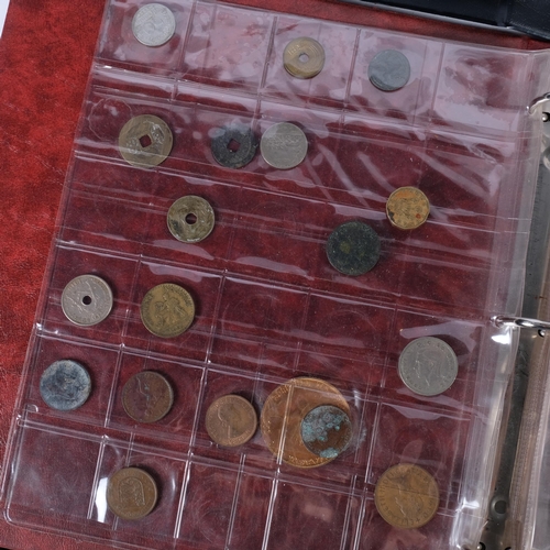 762 - 4 albums of various coins