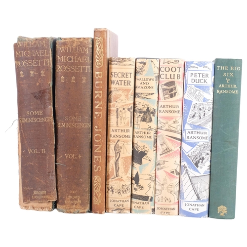 768 - Arthur Ransom, 21st Century Reprints, and another, Rossetti & Burne Jones books