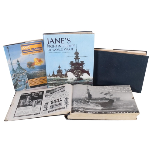 775 - 3 volumes Janes Fighting Ships, and a Janes Naval Review