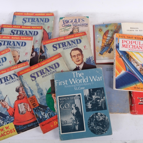 777 - Strand magazines, and Biggles books