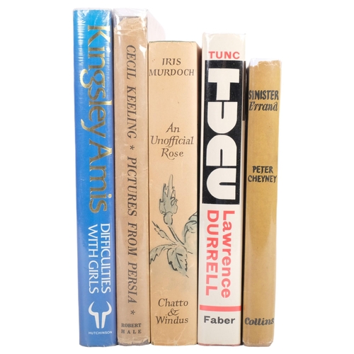 778 - A group of 5 first edition hardback books, including Peter Cheyney 