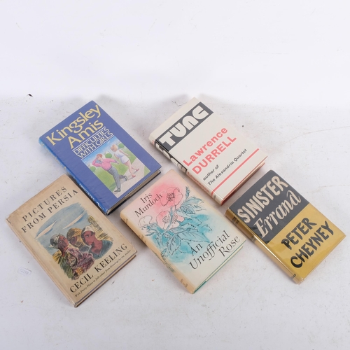 778 - A group of 5 first edition hardback books, including Peter Cheyney 