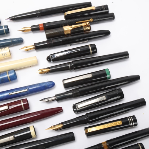 525 - A collection of 26 Osmoroid fountain pens from early to mid 20th century, models include, 75, 65, Bo... 